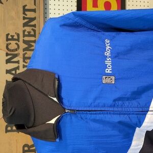 Vintage Rolls-Royce Windbreaker Jacket Size Large